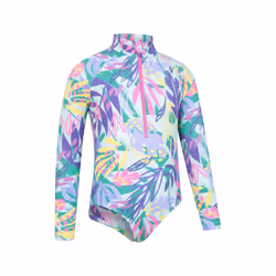 Mountain Warehouse Childrens/Kids Mira Rash Guard Swimsuit - 13 Years, Multicoloured