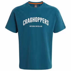 Craghoppers Mens Batley Work T-Shirt - S, Dark Aegean Blue