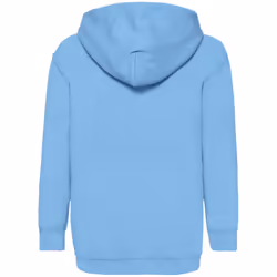 Fruit Of The Loom Older Kids Unisex Classic 80/20 Hoodie - 5-6 Years, Sky Blue