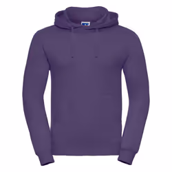 Russell Mens Plain Hoodie - S, Purple
