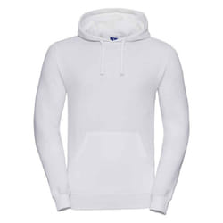 Russell Mens Plain Hoodie - M, White
