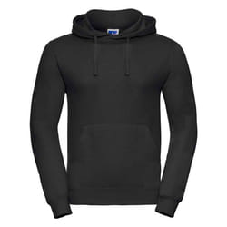 Russell Mens Plain Hoodie - XS, Black