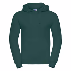 Russell Mens Plain Hoodie - XXL, Bottle Green