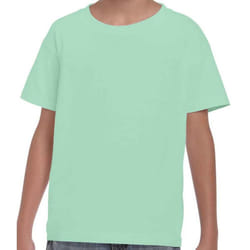 Gildan Childrens/Kids Plain Cotton Heavy T-Shirt - 12-13 Years, Mint