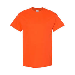 Gildan Mens Heavy Cotton T-Shirt - XL, Orange