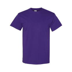 Gildan Mens Heavy Cotton T-Shirt - 5XL, Purple