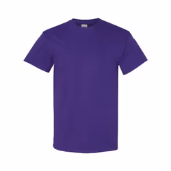 Gildan Mens Heavy Cotton T-Shirt - XL, Purple