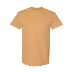 Gildan Mens Heavy Cotton T-Shirt - XL, Old Gold