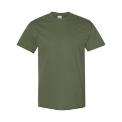 Gildan Mens Heavy Cotton T-Shirt - XXL, Military Green