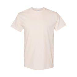 Gildan Mens Heavy Cotton T-Shirt - M, Natural