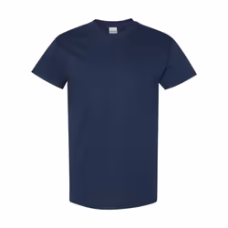 Gildan Mens Heavy Cotton T-Shirt - 5XL, Navy