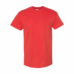 Gildan Mens Heavy Cotton T-Shirt - XXL, Red