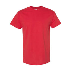 Gildan Mens Heavy Cotton T-Shirt - XXL, Red