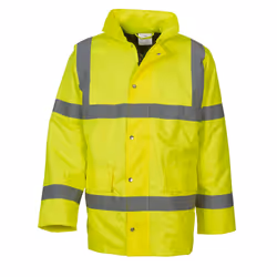 Yoko Unisex Adult Classic Motorway Hi-Vis Jacket - XL, Yellow