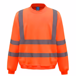 Yoko Unisex Adult Hi-Vis Sweatshirt - S, Orange