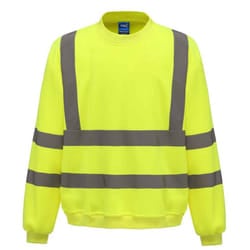 Yoko Unisex Adult Hi-Vis Sweatshirt - 3XL, Yellow