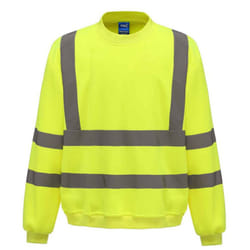 Yoko Unisex Adult Hi-Vis Sweatshirt - L, Yellow