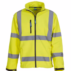 Yoko Unisex Adult Hi-Vis Soft Shell Jacket - XXL, Yellow