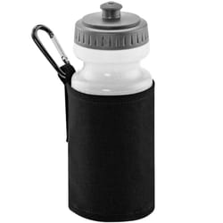 Quadra Water Bottle and Holder - One Size, Black