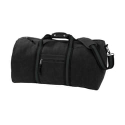 Quadra Vintage Canvas Duffle Bag - One Size, Vintage Black