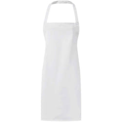 Premier Unisex Adult Premier Essential Full Apron - One Size, White
