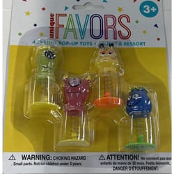 Unique Party Monster Party Favours (Pack of 4)