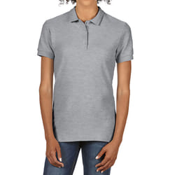 Gildan Womens/Ladies Double PiquÃ© Soft Touch Polo Shirt - XXL, Sports Grey