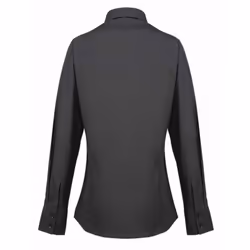 Premier Womens/Ladies Supreme Poplin Long-Sleeved Formal Shirt - 14 UK, Black
