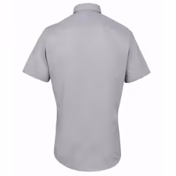 Premier Mens Signature Short-Sleeved Shirt - 16in, Silver
