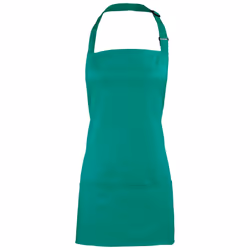 Premier Colours 2 in 1 Full Apron - One Size, Emerald