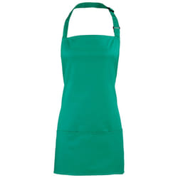 Premier Colours 2 in 1 Full Apron - One Size, Emerald