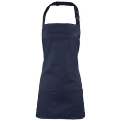 Premier Colours 2 in 1 Full Apron - One Size, Navy