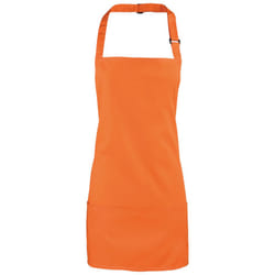 Premier Colours 2 in 1 Full Apron - One Size, Orange