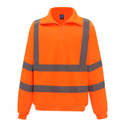 Yoko Unisex Adult High-Vis Long-Sleeved Safety T-Shirt - XXL, Orange