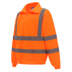 Yoko Unisex Adult High-Vis Long-Sleeved Safety T-Shirt - XXL, Orange