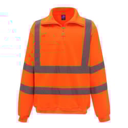 Yoko Unisex Adult High-Vis Long-Sleeved Safety T-Shirt - 3XL, Orange