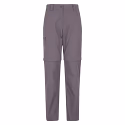 Mountain Warehouse Womens/Ladies Hiker Stretch Zip-Off Trousers - 14 UK, Charcoal