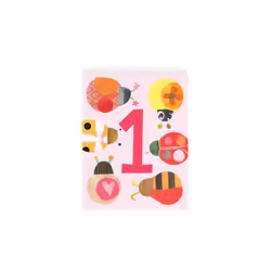 Unique Party Ladybird Paper 1st Birthday Party Bags (Pack of 8)