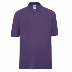 Russell Childrens/Kids Classic Polycotton Polo Shirt - 12 Years, Purple