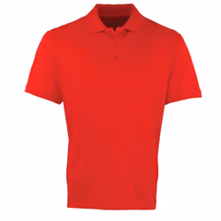 Premier Mens Coolchecker Pique Polo Shirt - 3XL, Red