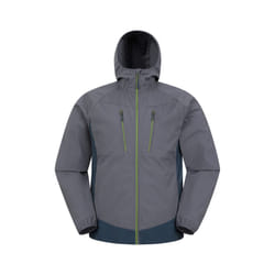 Mountain Warehouse Mens Ambit Lightweight Soft Shell Jacket - XL, Dark Grey