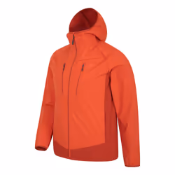 Mountain Warehouse Mens Ambit Lightweight Soft Shell Jacket - 3XL, Orange