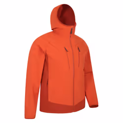 Mountain Warehouse Mens Ambit Lightweight Soft Shell Jacket - 3XL, Orange