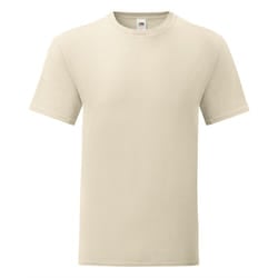 Fruit Of The Loom Mens Iconic T-Shirt - XL, Natural