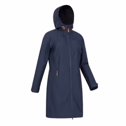 Mountain Warehouse Womens/Ladies Ioana Longline Soft Shell Jacket - 8 UK, Navy