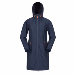 Mountain Warehouse Womens/Ladies Ioana Longline Soft Shell Jacket - 10 UK, Navy