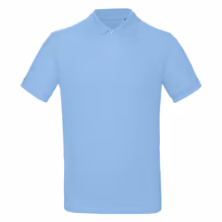 B&C Collection Mens Inspire Polo Shirt - S, Sky Blue