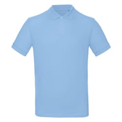 B&C Collection Mens Inspire Polo Shirt - S, Sky Blue