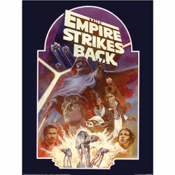 Star Wars Empire Strikes Back Block Print