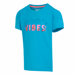 Regatta Childrens/Kids Bosley VII  Good Vibes T-Shirt - 3-4 Years, Tahoe Blue